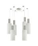 SE21-NM-4-NM6-GL3 ADEPT TUBE Nickel Matt Pendant White Glass+ HOMELIGHTING 77-8471