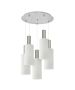 SE21-NM-4-5NM-GL3 ADEPT TUBE Nickel Matt Pendant White Glass+ HOMELIGHTING 77-8475