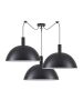 SE21-BL-4-BL3-MS50 ADEPT TUBE Black Metal Shade Pendant+ HOMELIGHTING 77-8503