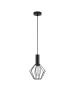 SE21-BL-4-GR1 ADEPT TUBE Black Pendant Black Metal Grid+ HOMELIGHTING 77-8526