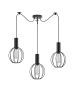 SE21-BL-4-BL3-GR2 ADEPT TUBE Black Pendant Black Metal Grid+ HOMELIGHTING 77-8535