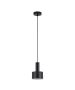 SE21-BL-4-MS1 ADEPT TUBE Black Pendant Black Metal Shade+ HOMELIGHTING 77-8540