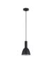 SE21-BL-4-MS2 ADEPT TUBE Black Pendant Black Metal Shade+ HOMELIGHTING 77-8547