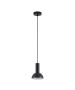 SE21-BL-4-MS3 ADEPT TUBE Black Pendant Black Metal Shade+ HOMELIGHTING 77-8554