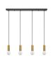 SE21-GM-4-4BL ADEPT TUBE Gold Matt Pendant+ HOMELIGHTING 77-8573