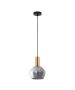 SE21-GM-4-GL2 ADEPT TUBE Gold Matt Pendant Smoked Glass+ HOMELIGHTING 77-8581