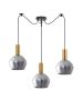 SE21-GM-4-BL3-GL2 ADEPT TUBE Gold Matt Pendant Smoked Glass+ HOMELIGHTING 77-8583