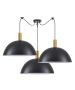 SE21-GM-4-BL3-MS50 ADEPT TUBE Gold Matt Pendant Black Metal Shade+ HOMELIGHTING 77-8594