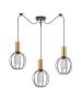 SE21-GM-4-BL3-GR1 ADEPT TUBE Gold Matt Pendant Black Metal Grid+ HOMELIGHTING 77-8626