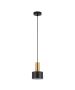 SE21-GM-4-MS1 ADEPT TUBE Gold Matt Pendant Black Metal Shade+ HOMELIGHTING 77-8631