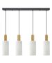 SE21-GM-4-4BL-GL3 ADEPT TUBE Gold Matt Pendant White Glass+ HOMELIGHTING 77-8658