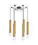 SE21-GM-5-BL6 ADEPT TUBE GOLD MATT Gold Matt Pendant+ HOMELIGHTING 77-8679