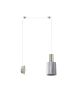 SE21-NM-4-NM1W-GL1 ADEPT TUBE Nickel Matt Wall Lamp Smoked Glass+ HOMELIGHTING 77-8804