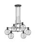 SE21-BL-100-GR2 ADEPT PENDANT Black Metal Pendant Black Metal Grid+ HOMELIGHTING 77-8878