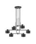 SE21-BL-100-MS1 ADEPT PENDANT Black Metal Pendant Black Metal Shade+ HOMELIGHTING 77-8879
