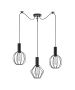 SE21-BL-4-BL3-GR12 ADEPT FLEX Black Pendant Black Metal Grid+ HOMELIGHTING 77-8909