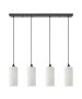 SE21-BL-4-4BL-GL3 ADEPT TUBE  Pendant White Glass+ HOMELIGHTING 77-9003