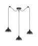 SE21-BL-B10-BL3-MS3 ADEPT PENDANT Black Metal Shade + HOMELIGHTING 77-9054