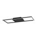 Πλαφονιέρα Οροφής 64x4,5cm Μεταλλική Μαύρη LED 3000-6500Κ 2600lm Ρυθμιζόμενη Τηλεχειριστήριο Eglo Calagrano-Z 900566