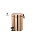 Χαρτοδοχείο 5lt  Χρώμα Rose Gold 24K Soft Closιng Sanco Waste Bins 90680-A06