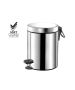 Χαρτοδοχείο 5lt Inox Χρωμέ soft closιng system Sanco Waste Bins 90680-A90  