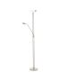 Φωτιστικό Δαπέδου LED 3000K Υ180xΜ25cm Nickel Satine Eglo Baya 93874