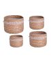 Σετ 4 Καλάθια 32x12cm,26x19cm, 22x16cm,21x12cm Etoile DF-594