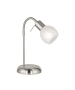 Πορτατίφ 13xH20cm Λευκό Καπέλο Βάση Νίκελ Ματ Trio Lighting Antibes R50171007