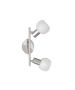 Διπλό Σποτ με Ντουί E14 L27cm Nickel Matt Trio Lighting Antibes R80172007