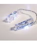 "PLASTIC CLIPS" 20LED ΛΑΜΠΑΚ ΣΕΙΡΑ ΜΠΑΤΑΡ.(3xAA)&ΧΡΟΝΟΔΙΑΚ (6ΟΝ/18OFF) ΨΥΧΡΟ ΛΕΥΚΟ IP20 285+30cm  ACA X062021332