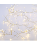 300 CLUSTER LED ΛΑΜΠΑΚ ΣΕΙΡΑ, WW, ΑΣΗΜΙ ΚΑΛΩΔ. ΧΑΛΚΟΥ,ΑΝΤΑΠΤ.(4.5VDC) & 8 ΠΡΟΓΡΑΜ.,IP44  3m+3m 6W ACA X063001177
