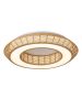 Πλαφονιέρα Οροφής Paper Fest Φυσικό Χρώμα 58xH11,5cm Led max 64w 3600lm CCT 3000-6000K Dimmable by Remote Control Sun Light ZEUS-60-Y 