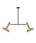 ΚΡΕΜΑΣΤΟ Φ/Σ 2ΧΕ27 ΟΡΕΙΧΑΛΚΟ+ΜΑΥΡΟ 69Χ20XΗ92CM SHERLOCK ACA AR4182P69BB