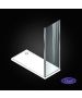 Πλαϊνό Σταθερό Πόρτας Ντουσιέρας 80 εκ. (max 92cm) 8 χιλ. Κρύσταλλο Clean Glass Ύψος 200 εκ. Devon Slider 1+1 Breeze BSP80C-100