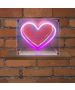 Φωτιζόμενη Κορνίζα Neon Led Strips Heart 300x50x200mm 10w 5V 2A USB Καλώδιο 1m Enjoy EL131211 