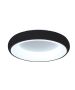 InLight Πλαφονιέρα οροφής LED 54W 3CCT από μαύρο και λευκό ακρυλικό D:40cm 42020-B-Black