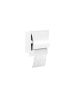 Χαρτοθήκη Εντοιχιζόμενη με Καπάκι W15xD7xH16 cm Inox Aisi 304 White Mat Sanco Toilet Roll Holders Pro 0850-M101