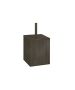 Χαρτοδοχείο 5lt Μ18xΠ18xY40 cm AISI 304 Dark Bronze Matt Sanco Waste Bins 90653-DM25