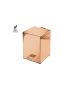 Χαρτοδοχείο 5lt 18x25*Y26,5 cm Rose Gold 24K Soft Closing Sanco Waste Bins 90677-A06