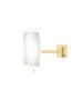 Επιτοίχιος Μεγεθυντικός Καθρέπτης x3 Led 5watt 220-240V IP44 Sanco Led Cosmetic Mirrors Brass Brushed MRLED-305-AB12 