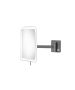 Επιτοίχιος Μεγεθυντικός Καθρέπτης x3 Led 5watt 220-240V IP44 Sanco Led Cosmetic Mirrors Brushed Gun Metal  MRLED-305-AB23