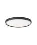 Πλαφονιέρα Led 38w 3CCT 3000-4000K 1530lm D500xH50mm Mαύρη Vanessa Viokef 4292800