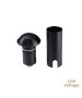 Φωτιστικό Χωνευτό Δαπέδου 4 Ways IP65-67 D60xH95mm Sand Black Rino Viokef 4294000