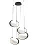 Φωτιστικό Κρεμαστό Τετράφωτo Led 85w 3000K 2436lm D750xH1200mm Adele Viokef 4302200