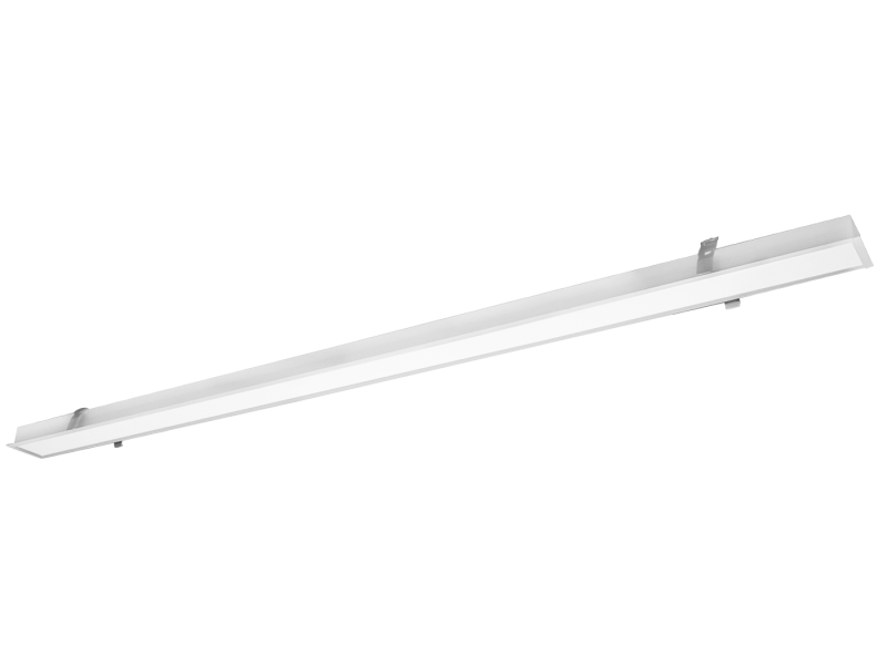 Γραμμικό Φωτιστικό Χωνευτό Trimless On-Off 150 εκ. Led 60w 5800lm 3000K Αλουμίνιο Λευκό Viokef Station Recessed 3911-0414-3-W-N