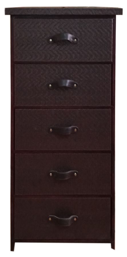 Έπιπλο Δερμάτινο 45x38x95cm 5 Συρτάρια Etoile BB-584