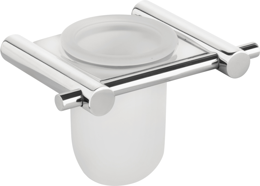 Ποτηροθήκη Γυαλί Χρώμιο Bronze Art Inox 316 20Z1-10