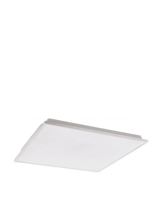 Πλαφονιέρα Οροφής 45x45cm LED Panel  22W 2700-6500Κ 2900lm Τηλεχειριστήριο Eglo Herrora 99639