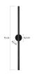 LED LINE -A- AP BLACK ΑΠΛΙΚΑ ΙΣΙΑ ΟΡΙΖΟΝΤΙΑ Heronia 01-0425