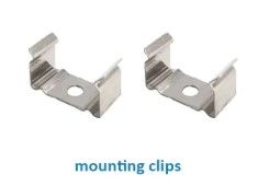 SE-CL-15 ALUMINIUM CLIPS FOR PROFILE 15,5x5,9mm (77-50573) HOMELIGHTING 77-50576